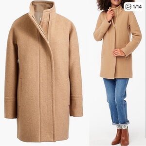 JCrew Women’s City Coat, Brown, Size 0P